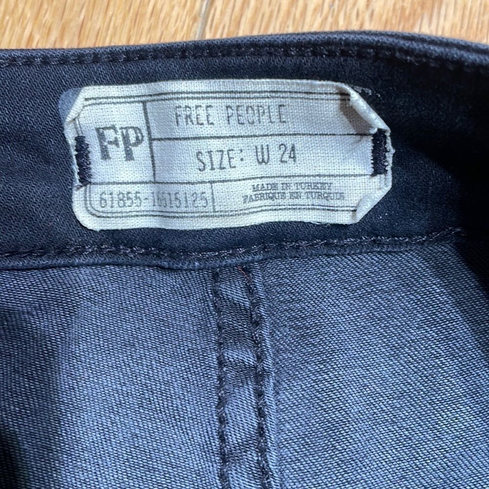 Free People Lace-Up Skinny Jeans - Picture 2 of 4